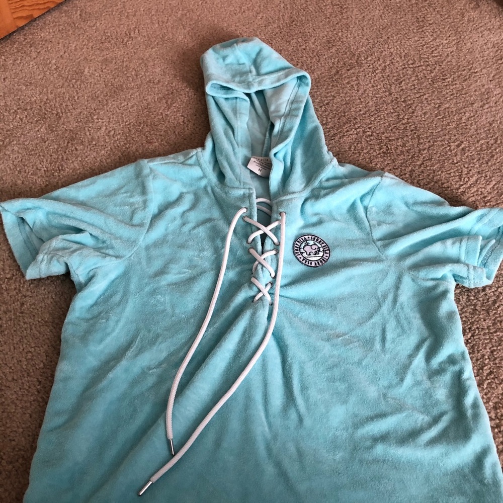 Ivory ella hooded sweatshirt - Picture 1 of 3